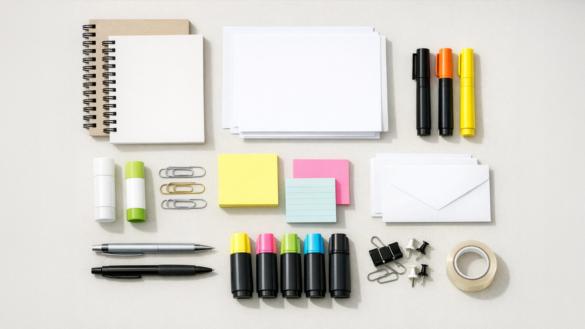 Büromaterial am Arbeitsplatz: Diese Artikel sollten nie fehlen 