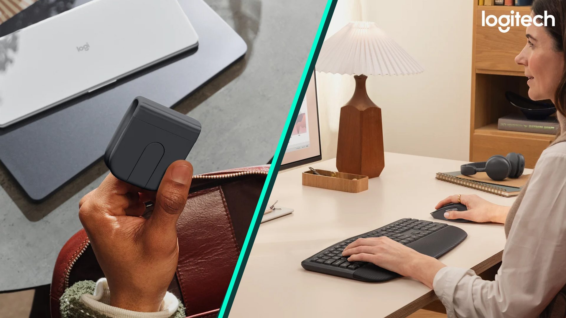 Produktneuheit: Signature Comfort Plus Combo MK880 und Mobi Fold Graphit for Business von Logitech: Die intelligenten Bürohelfer