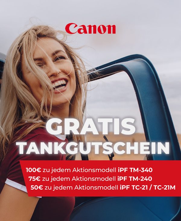 Canon Gratis Tankgutschein