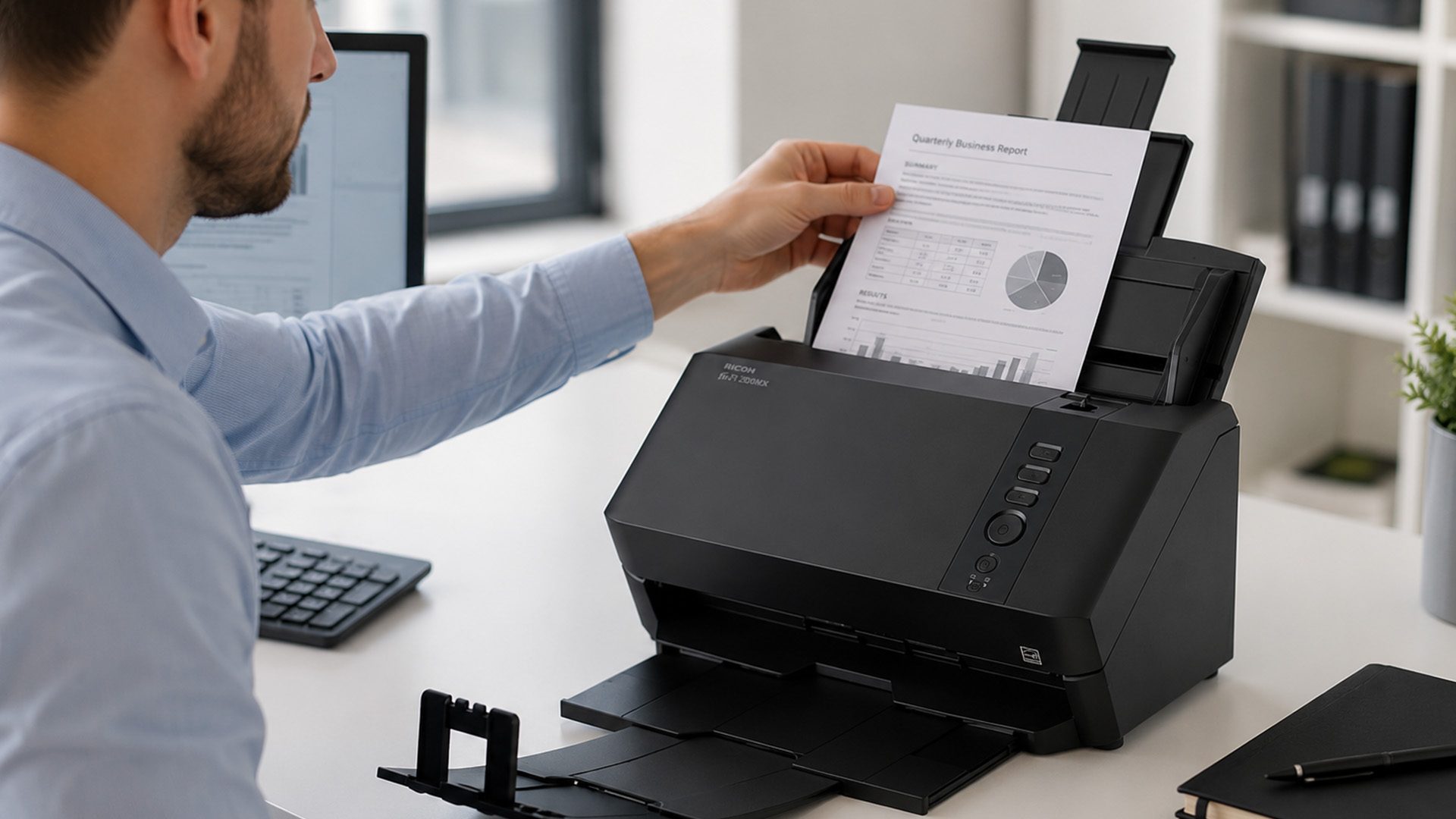 Effiziente Bürolösung: Die Dokumentenscanner SP-2240N und SP-2230N von Ricoh