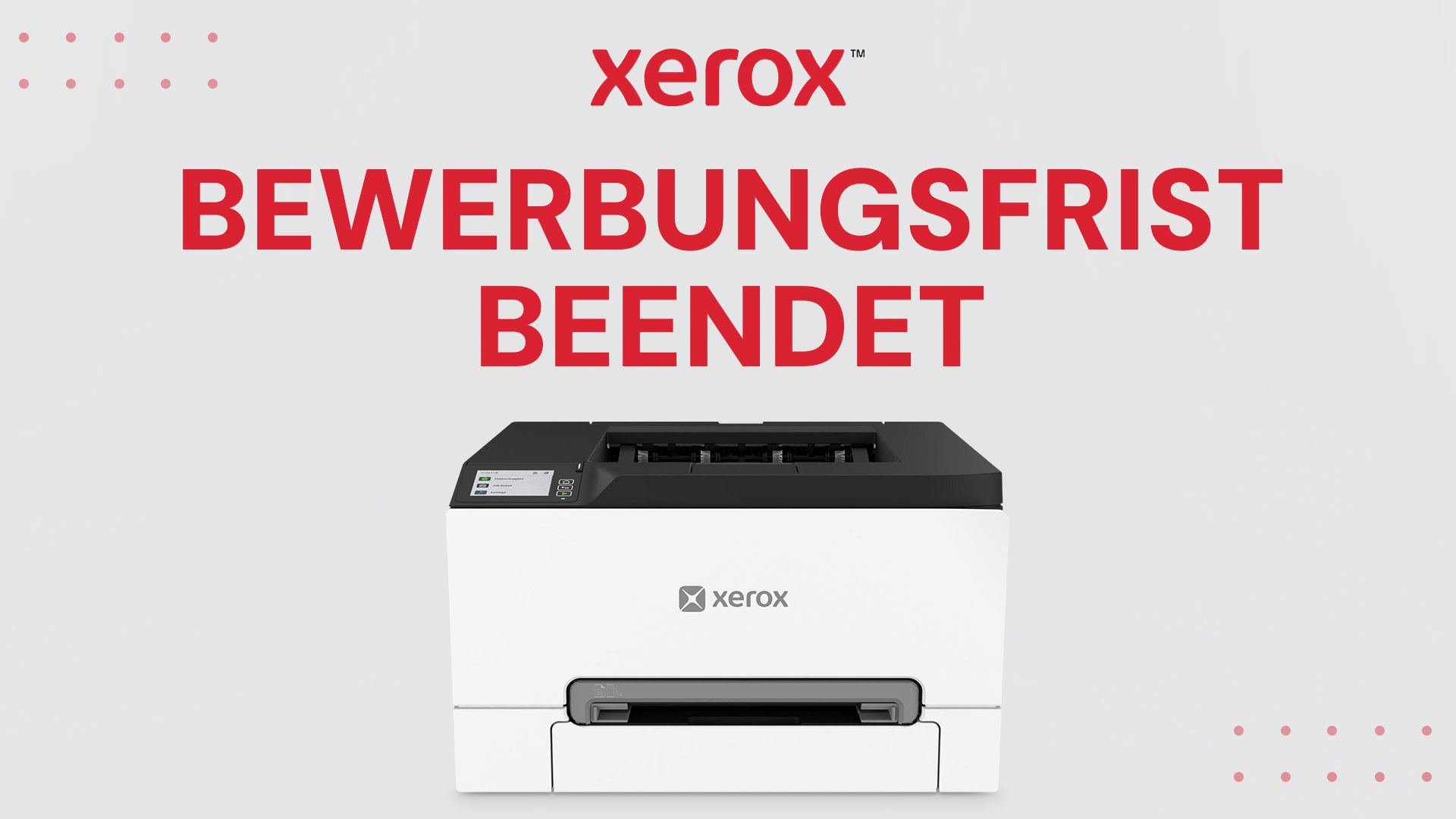 Produkttester gesucht: Xerox C300 Farblaserdrucker kostenlos* testen