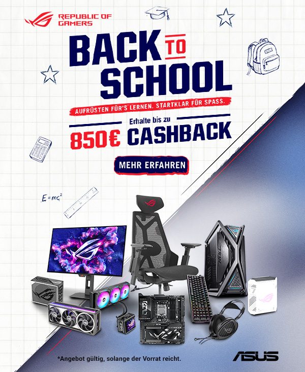 ASUS BACK TO SCHOOL CASHBACK