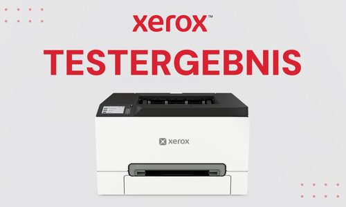 Testergebnis Xerox Drucker