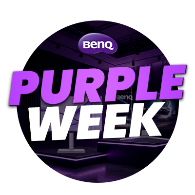 BenQ Purple Week Badge