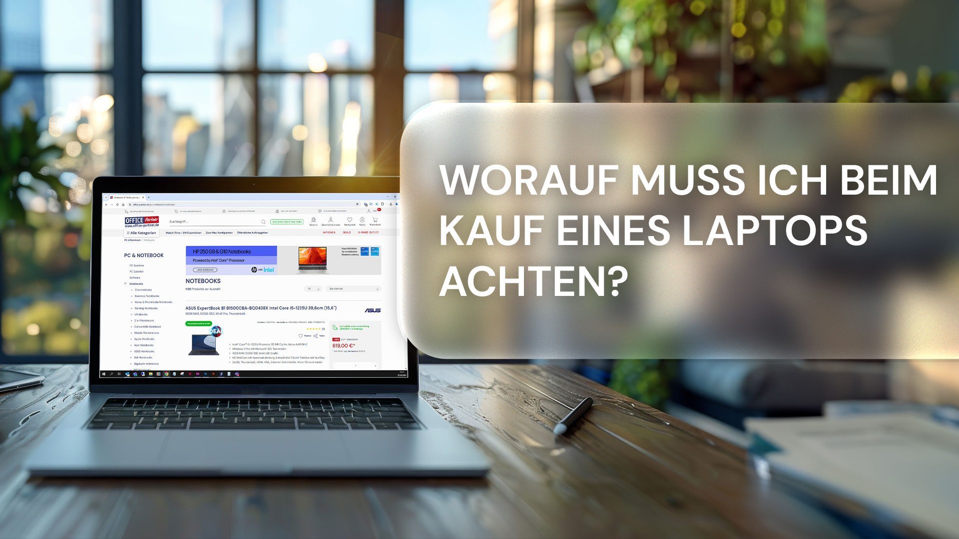 Worauf muss ich beim Kauf eines Laptops achten?