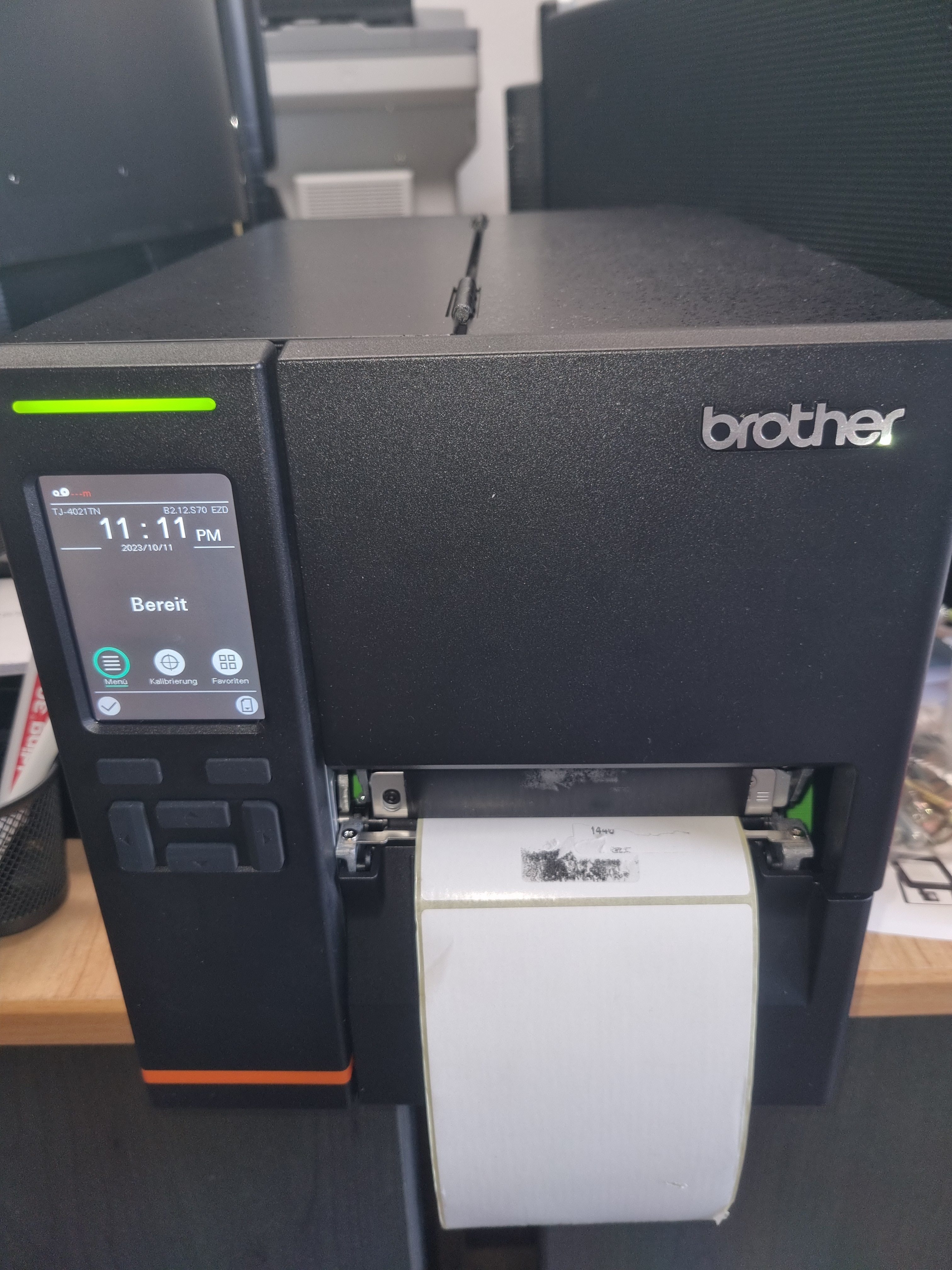 Brother TJ-4021TN Druckausgabe
