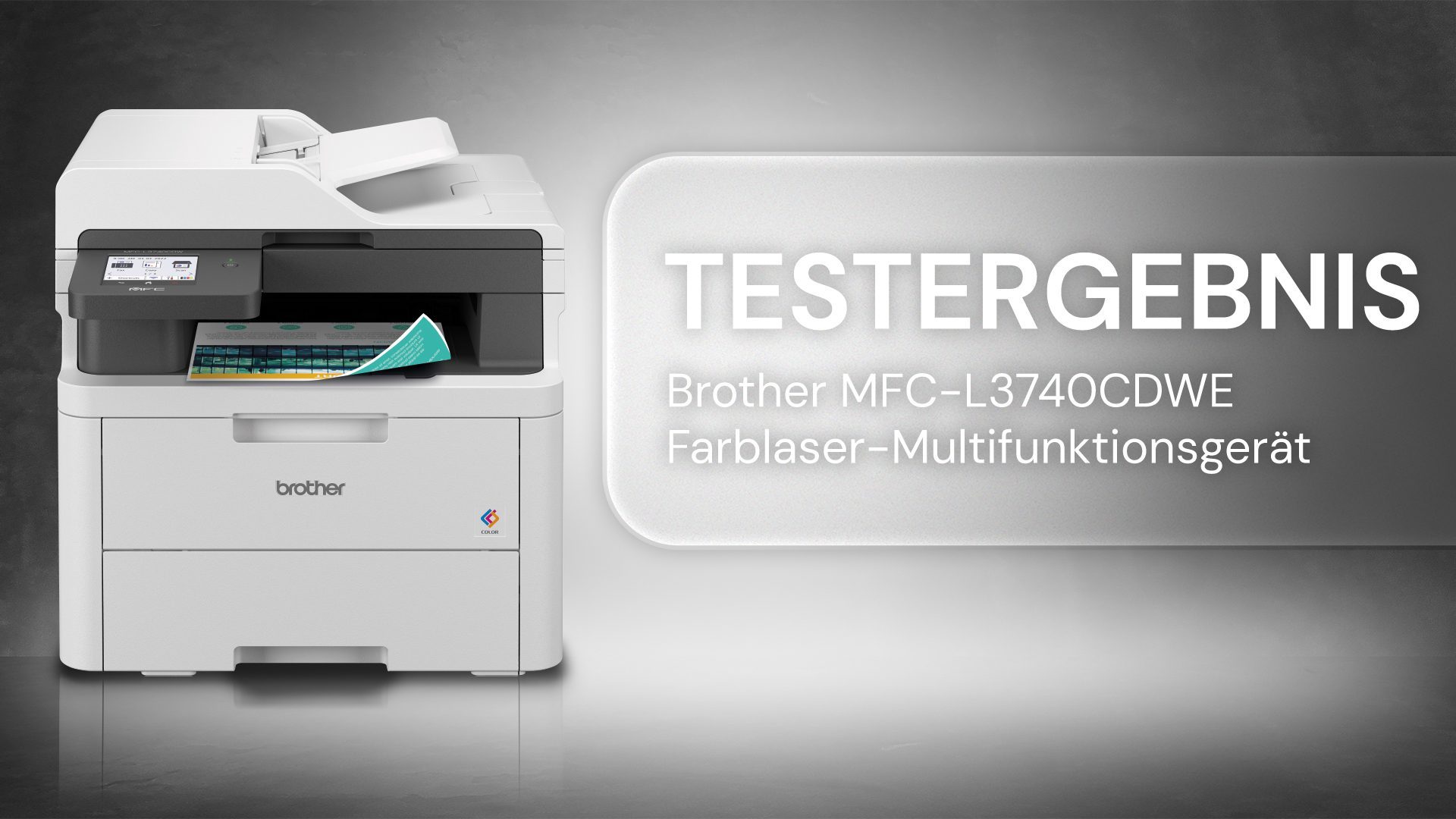Testergebnis: Brother MFC-L3740CDWE 