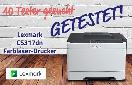 Lexmark Farblaserdrucker CS317dn Test