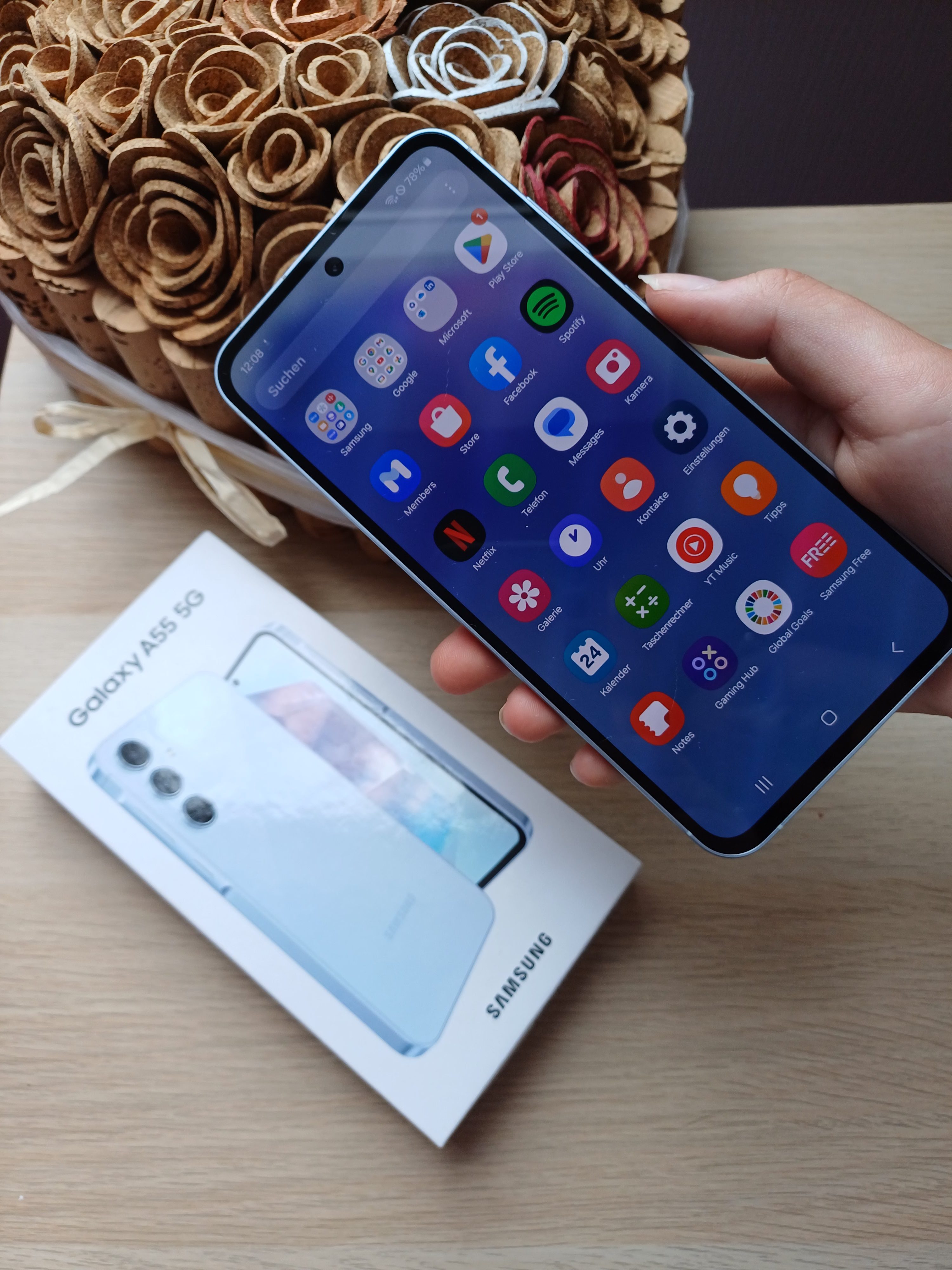 Samsung Galaxy A55 5G Verpackung