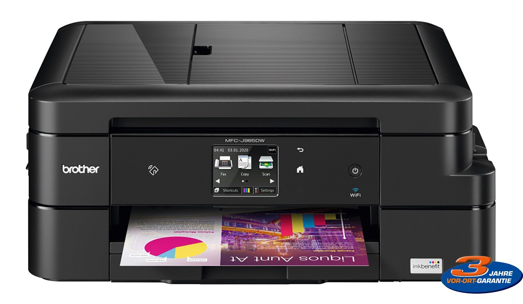 Produktvorstellung: Die neuen inkbenefit-Drucker von Brother →  MFC-J985DW und DCP-J785DW