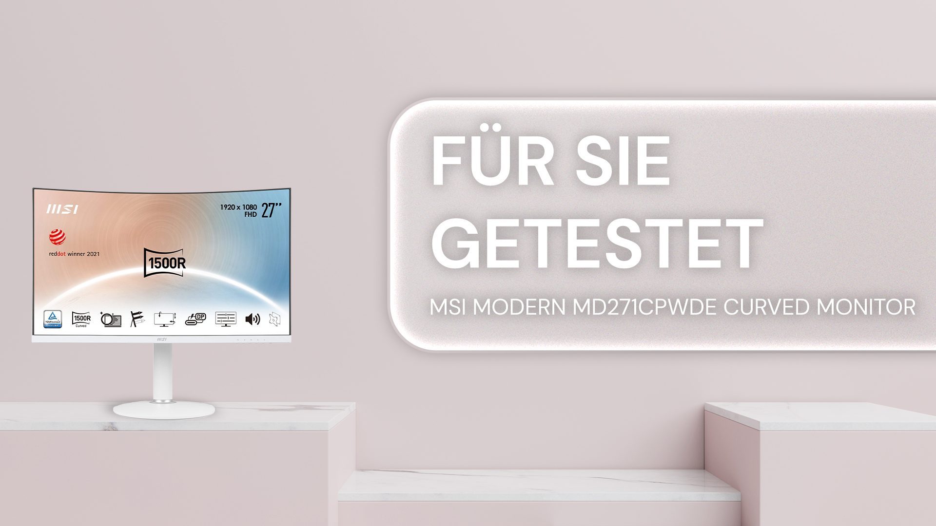 Testergebnis: MSI Modern MD271CPWDE Curved