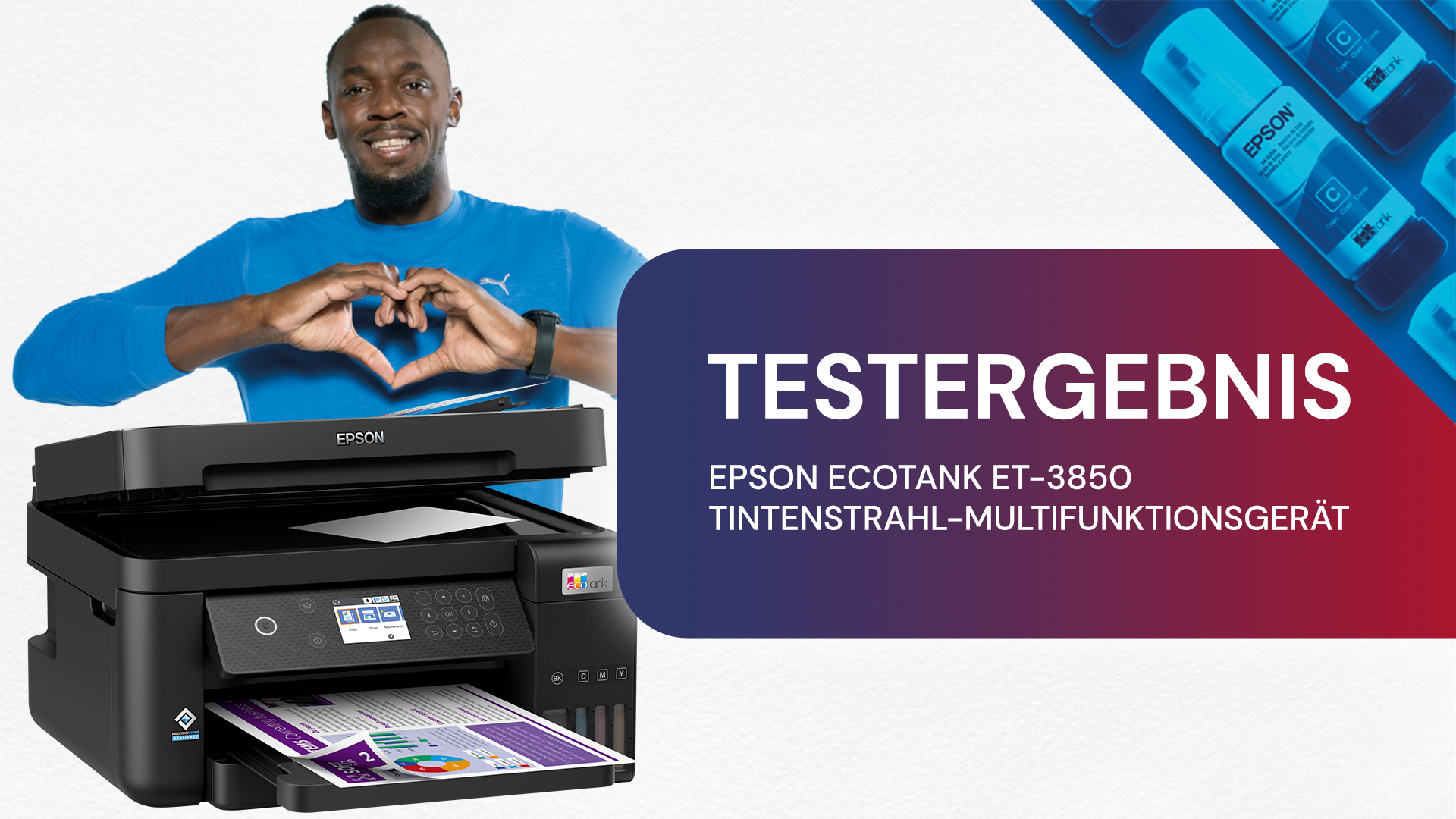 Test "Epson EcoTank ET-3850 Tintenstrahl-Multifunktionsgerät"