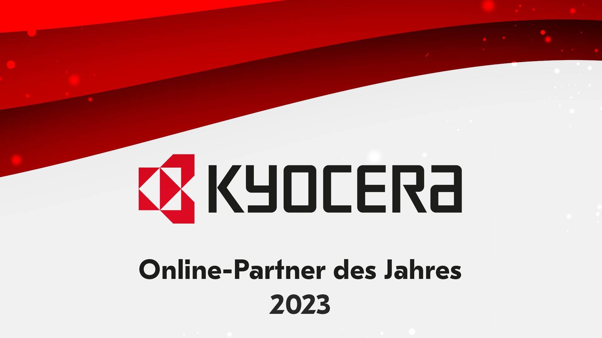 Wir sind Kyocera Online-Partner des Jahres 2023