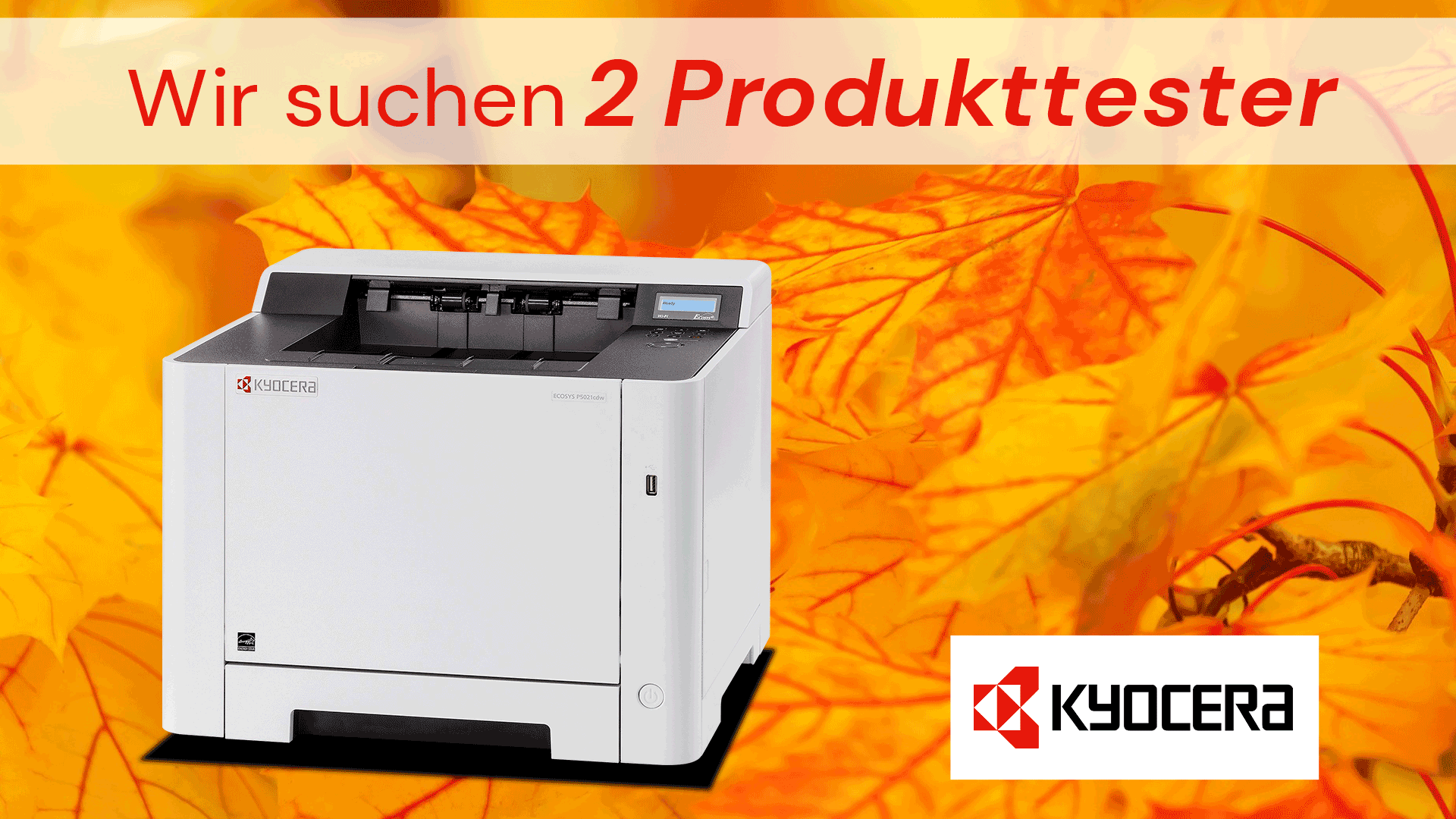 Wir suchen 2 Produkttester für 2 Farblaserdrucker