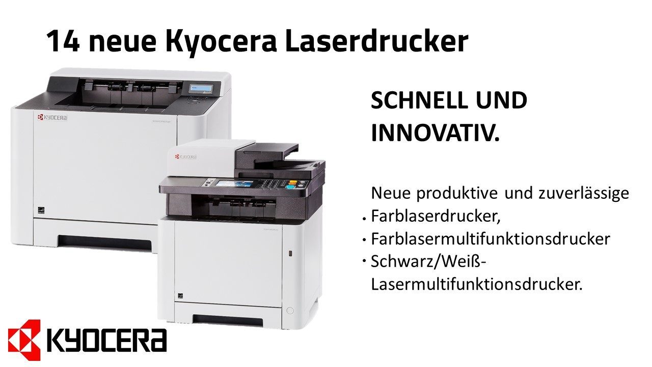 Neue ECOSYS Modelle von Kyocera