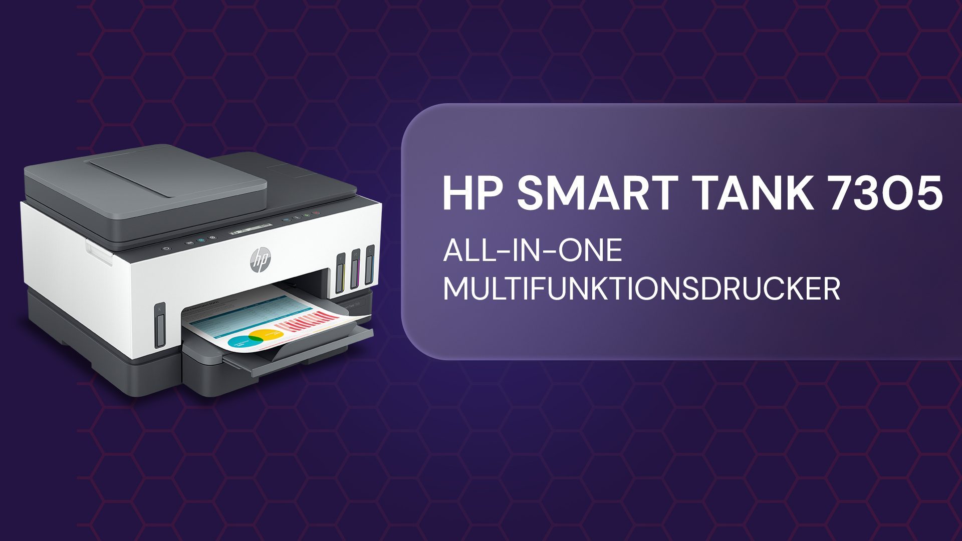 Sparen, ist bei dem Allrounder >>HP Smart Tank 7305<< Programm