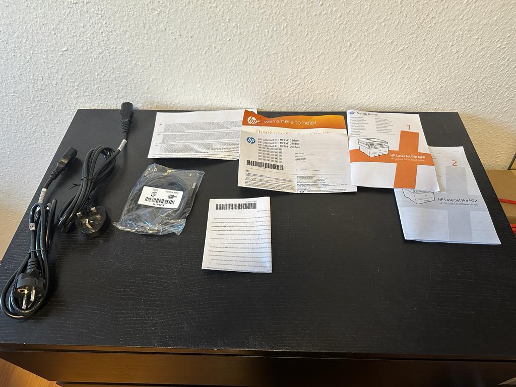 HP LaserJet Pro MFP 4102fdwe - Lieferumfang