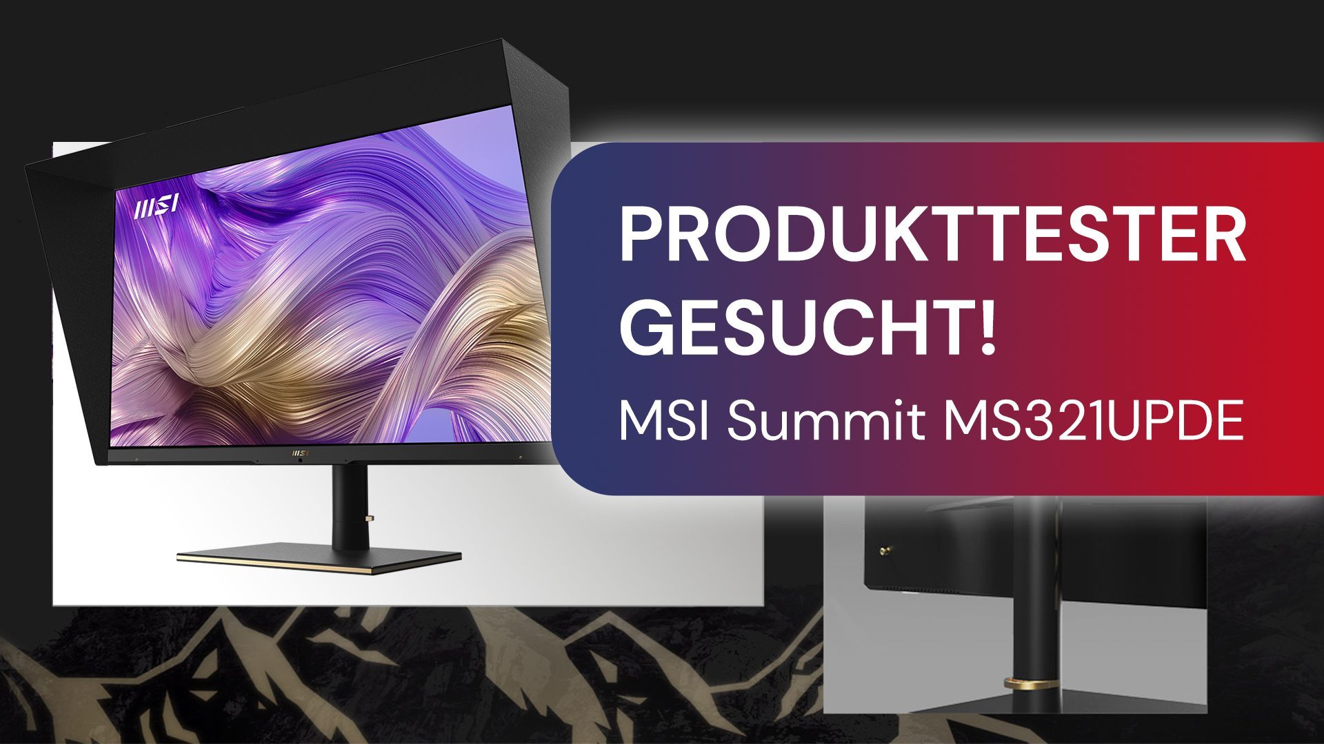 Produkttest: MSI Summit MS321UPDE Business-Monitor 32 Zoll