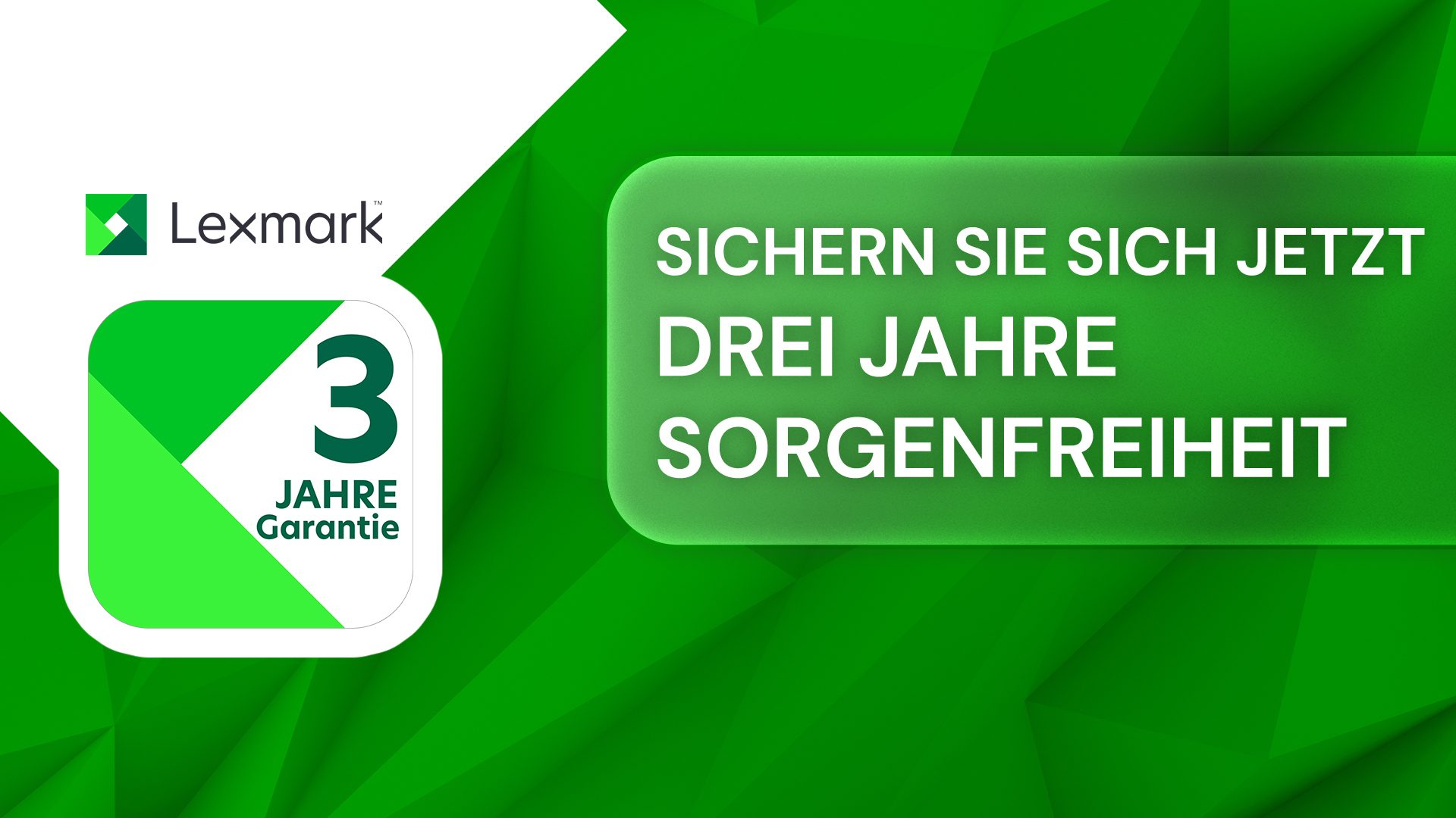 Lexmark GOLine - Sichern Sie sich jetzt d​rei Jahre Sorgenfreiheit!