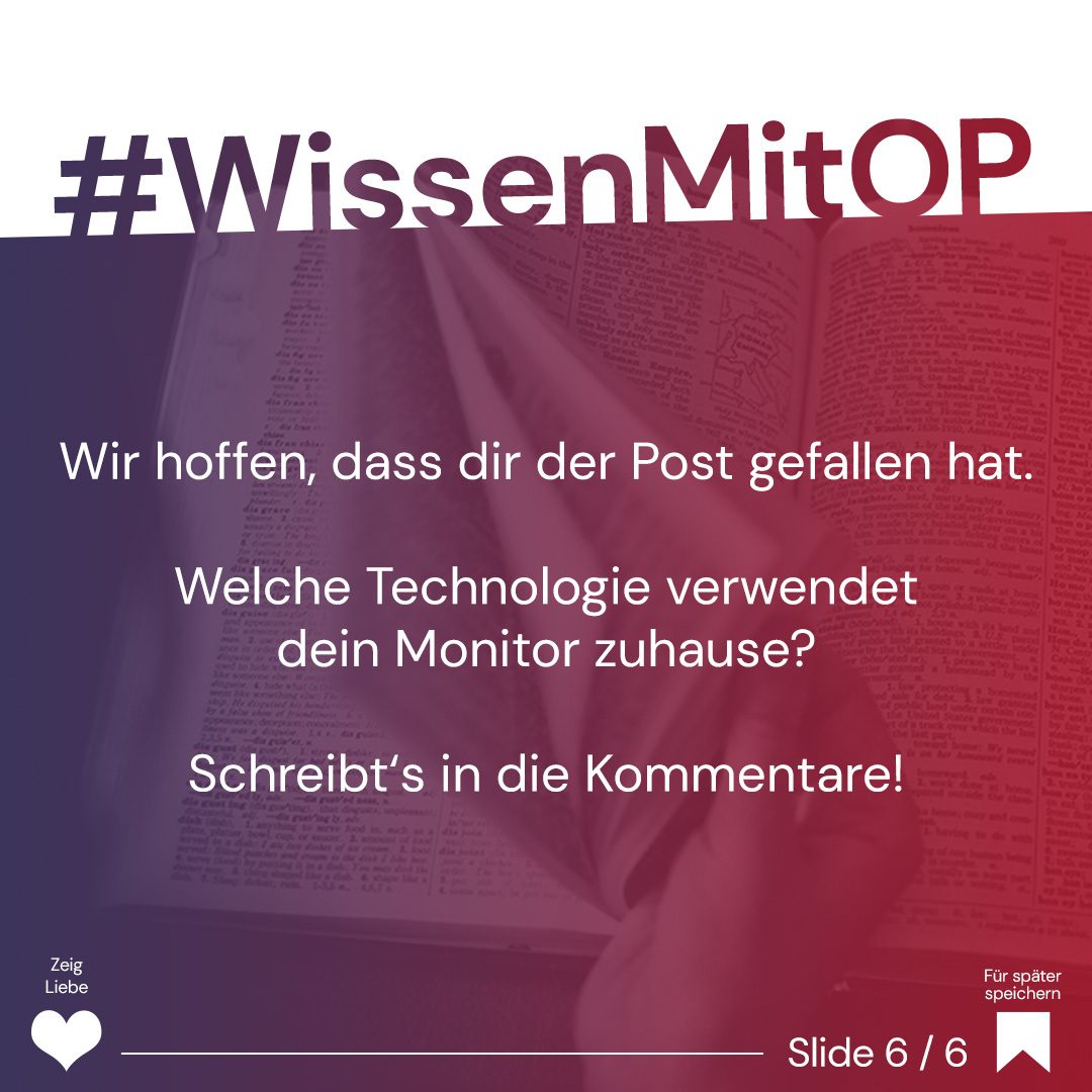 Wissen Mit OP - LCD & LED
