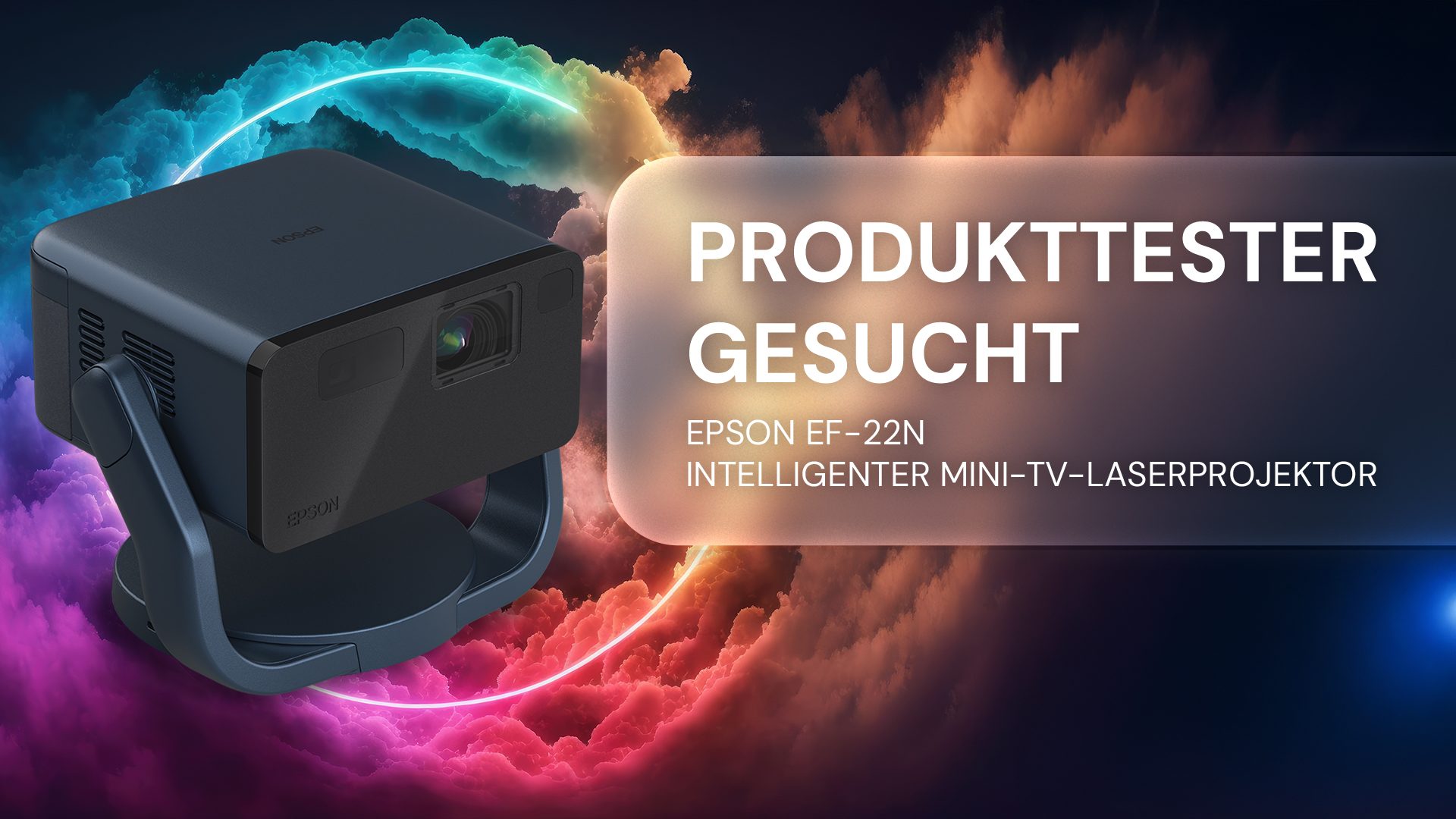Produkttester gesucht: Epson EF-22N Mini-TV Laser Beamer kostenlos testen