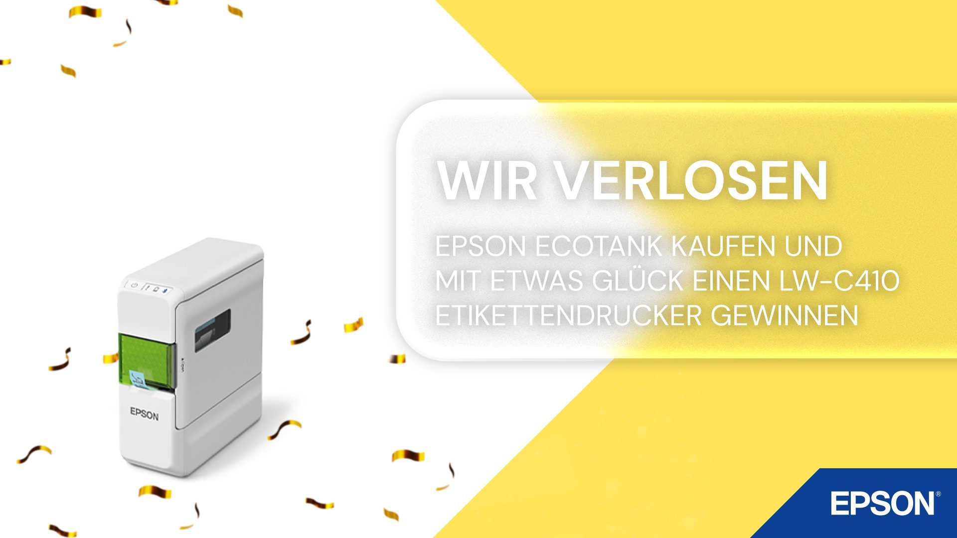 Jetzt dabei sein: Beim Epson Gewinnspiel