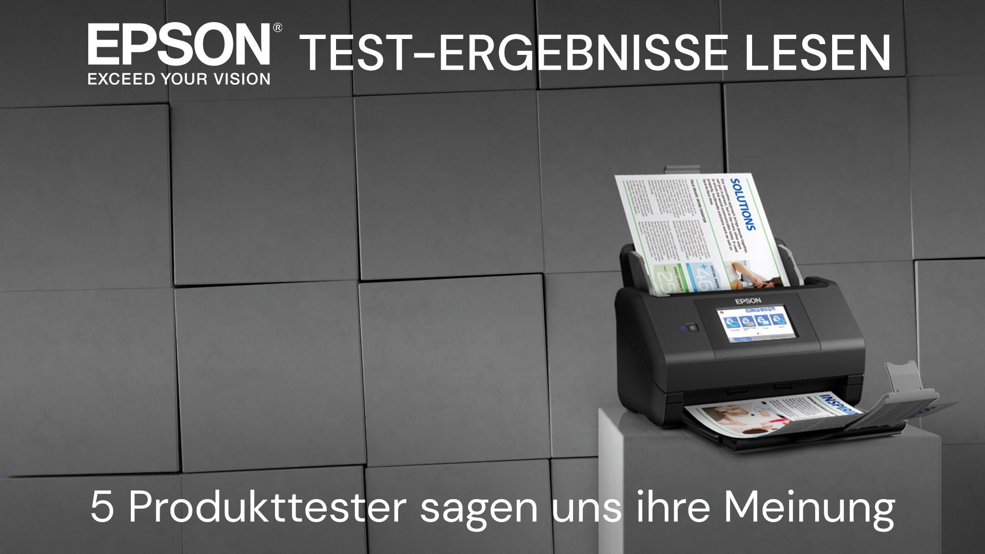 Test: Epson WorkForce ES-580W Dokumentenscanner