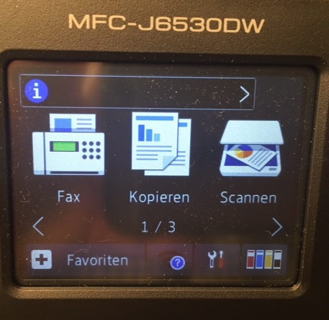 Brother MFC-J6530DW - Integration ins Netzwerk