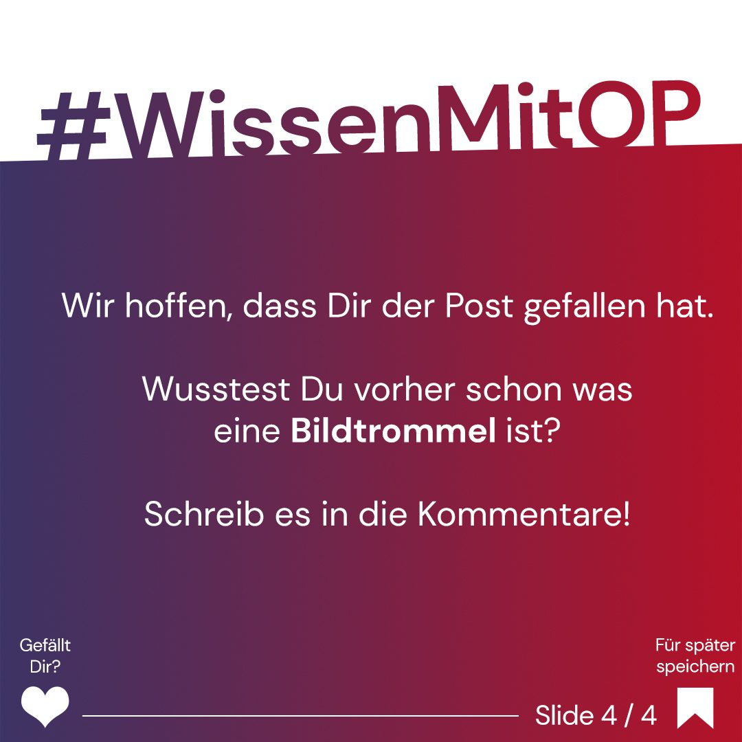 Wissen mit OP - Bildtrommel 