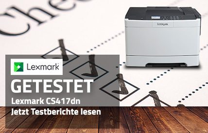 Lexmark CS417dn Farblaserdrucker Test