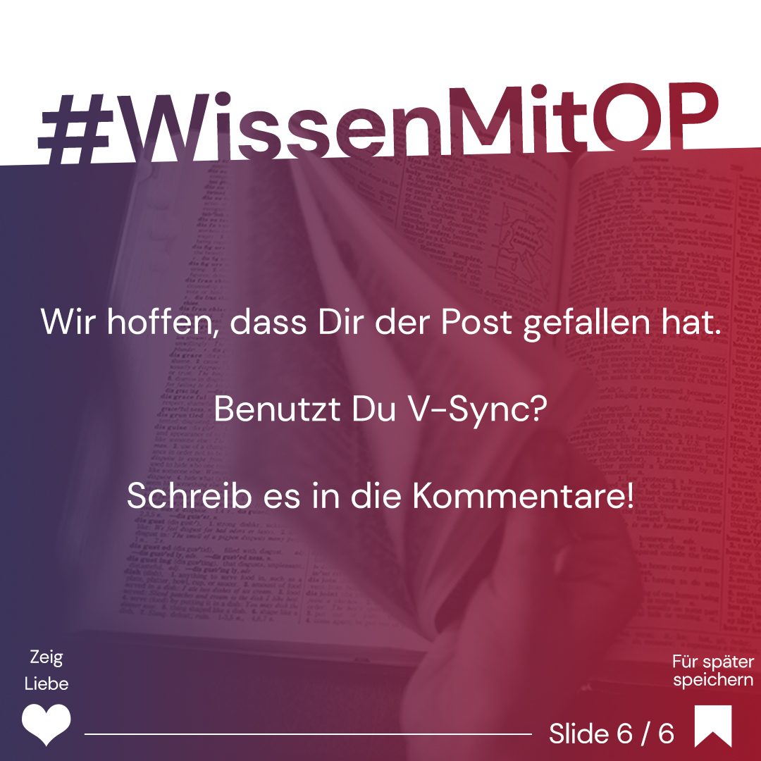 Wissen Mit OP - VSync