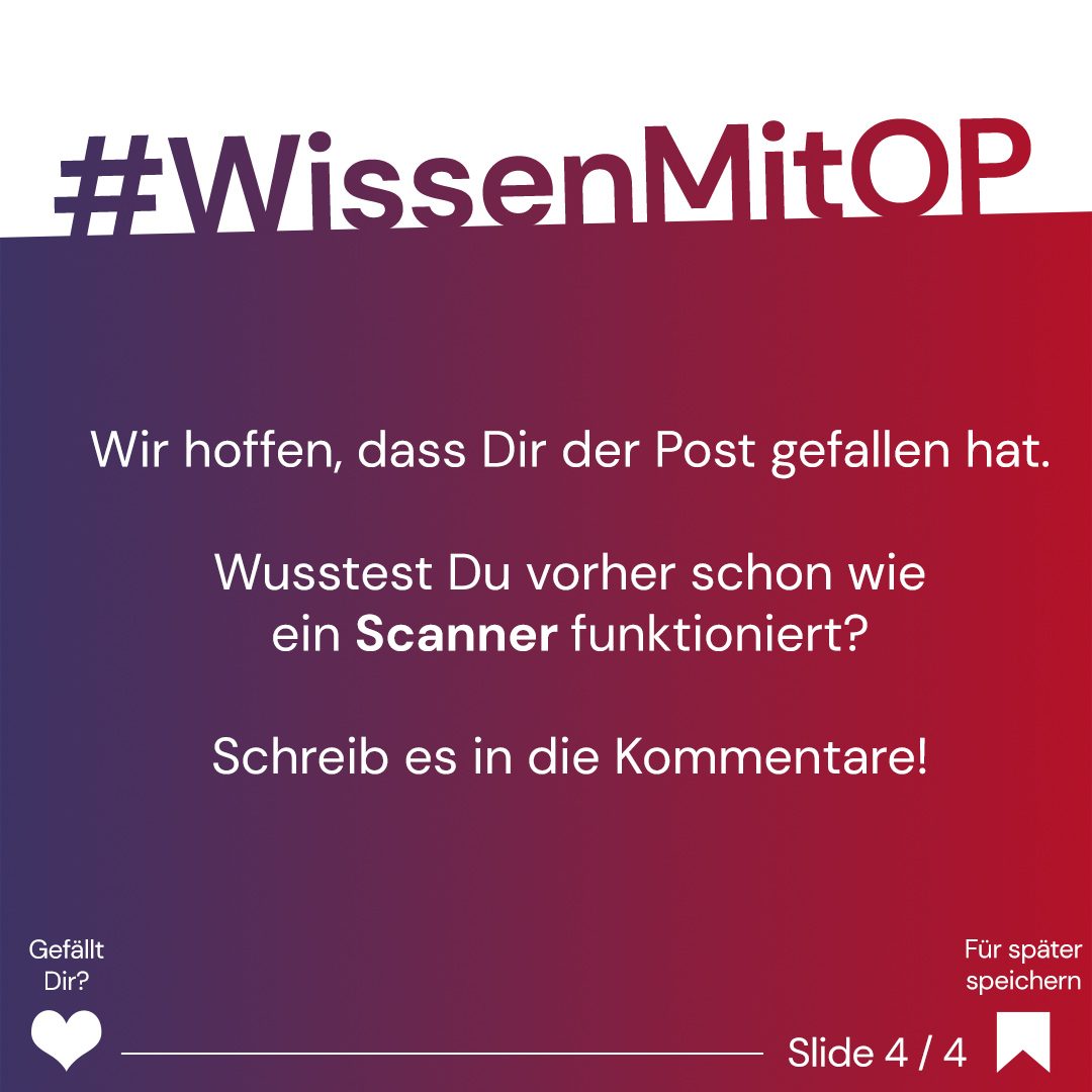 Wissen mit OP - Scanner