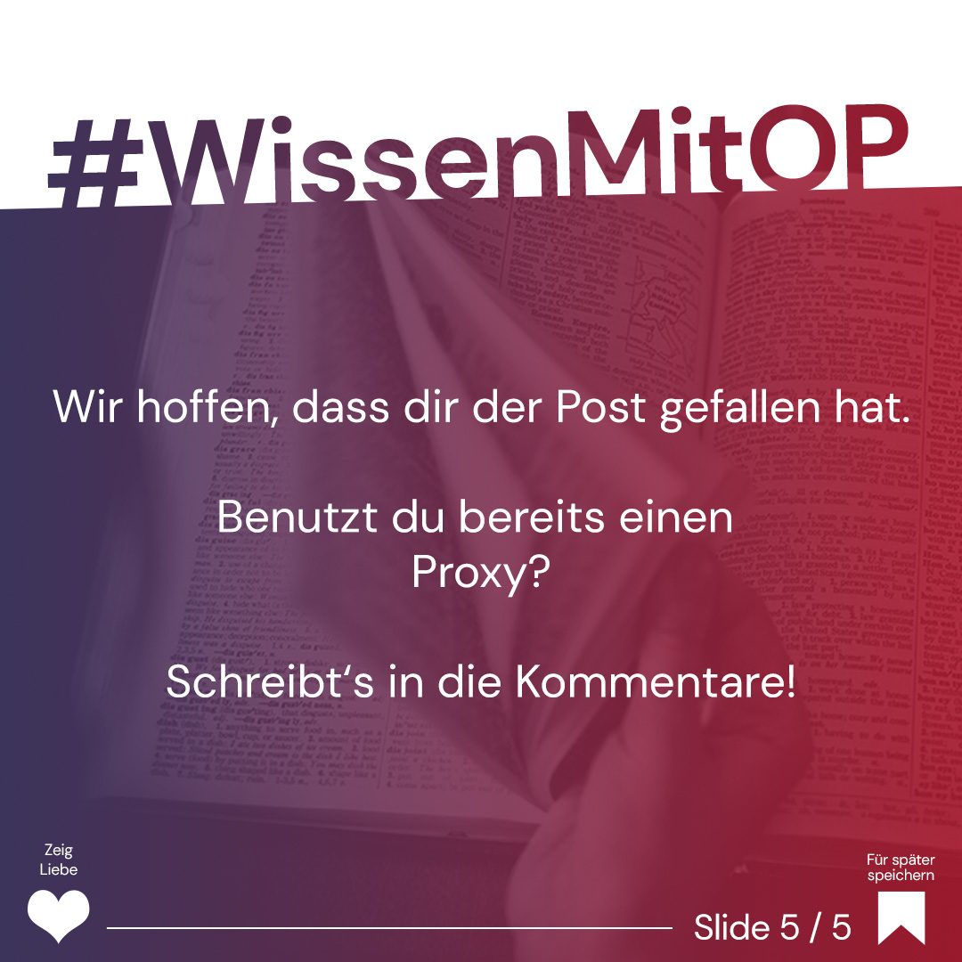 Wissen Mit OP - Proxy