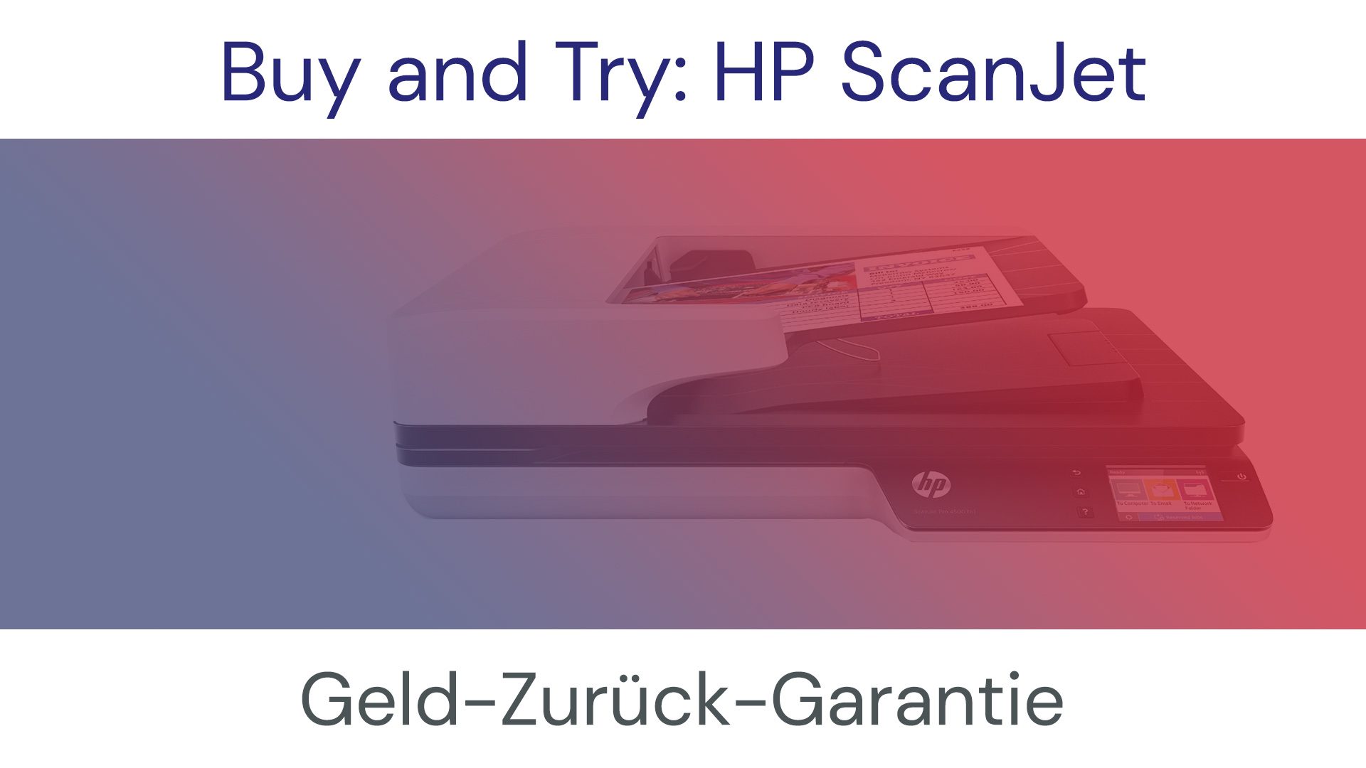 Buy and Try: HP ScanJet