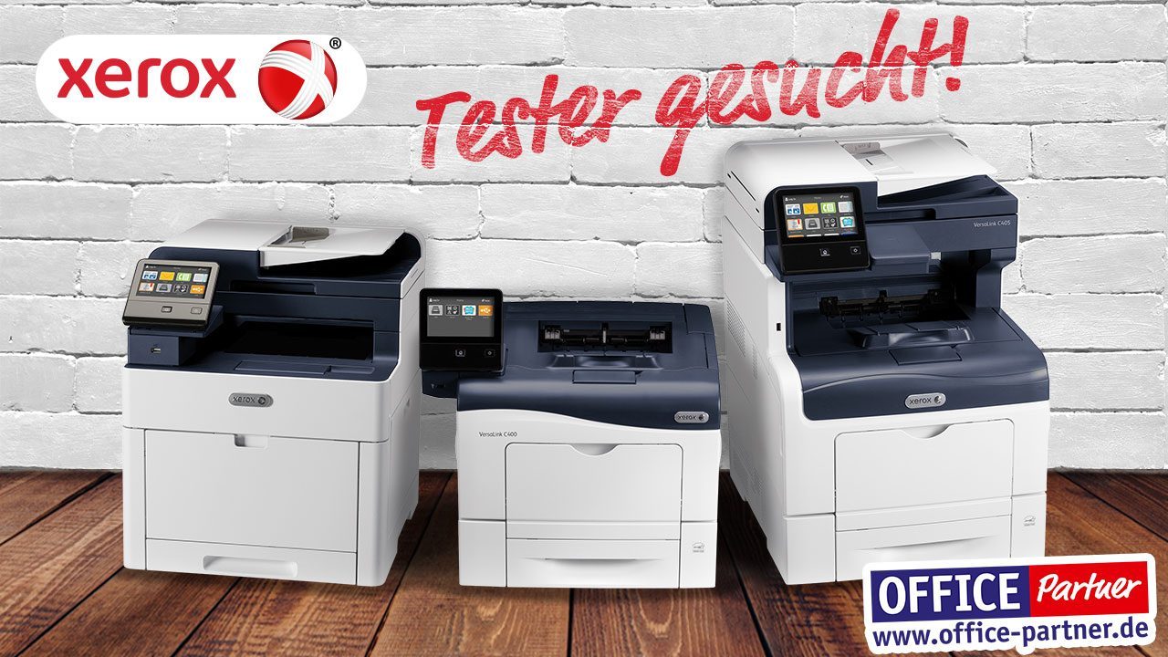 Xerox Produkttester werden
