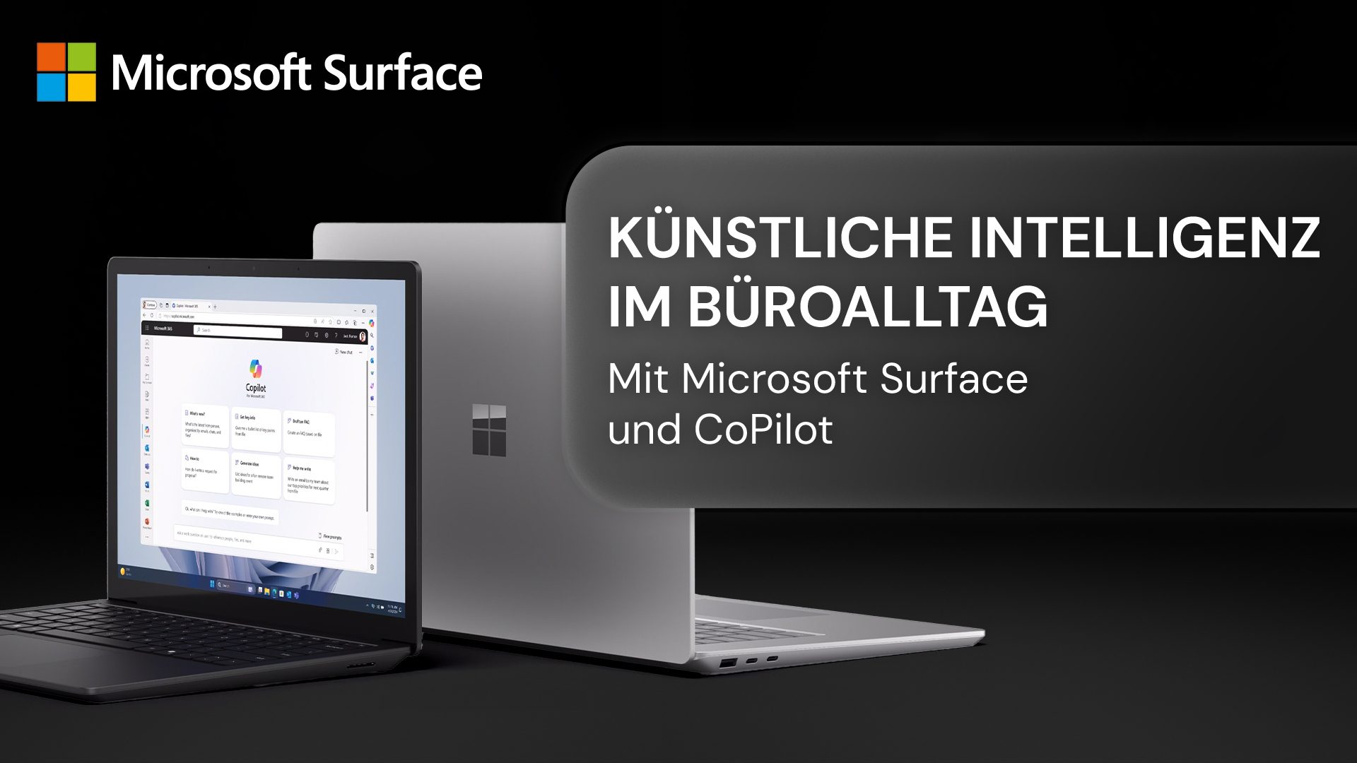 Kluge Entscheidung für Unternehmen: Microsoft Surface mit KI-Tool nutzen