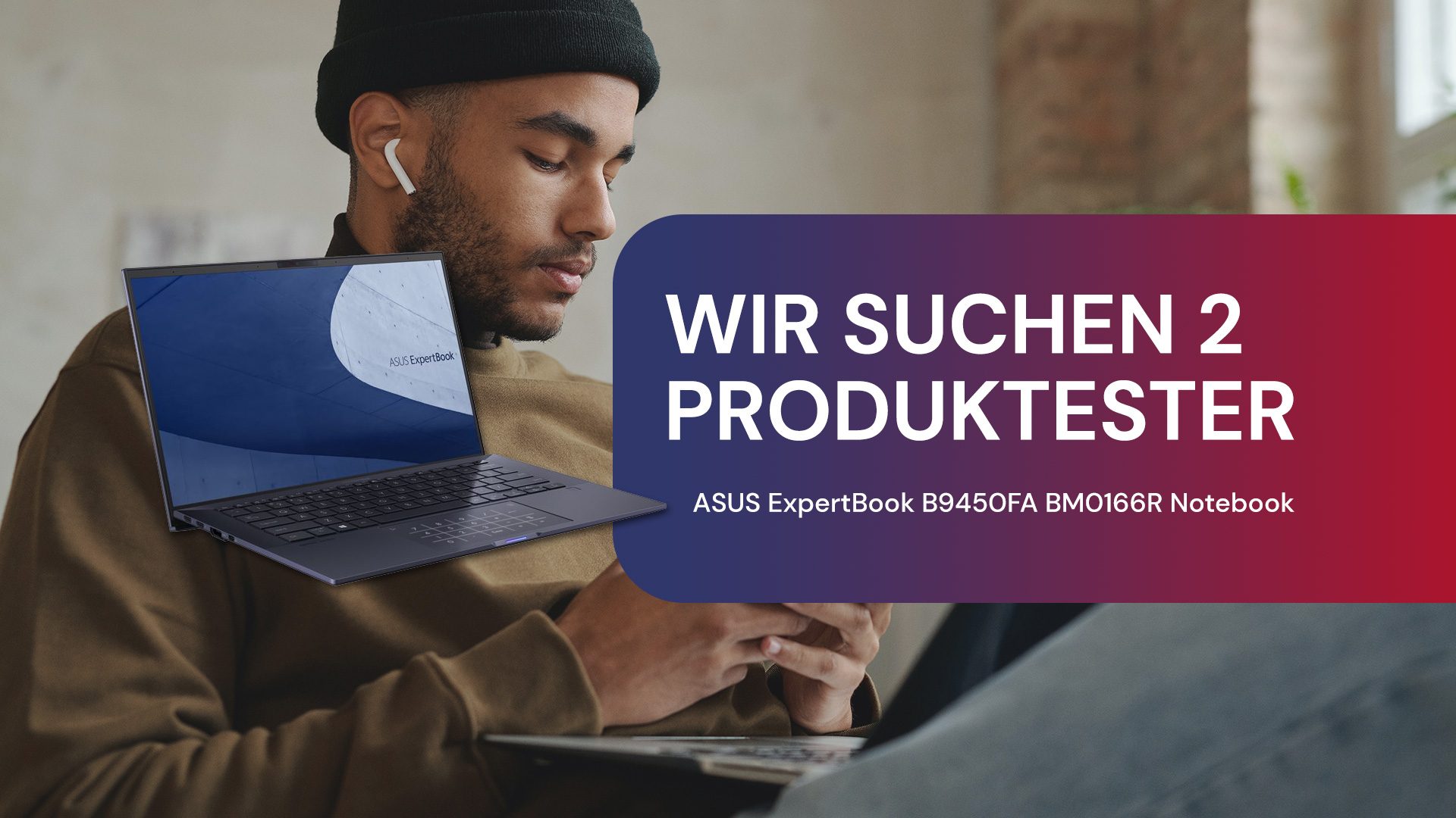 Gesucht werden 2 Produkttester für ein erstklassiges Notebook