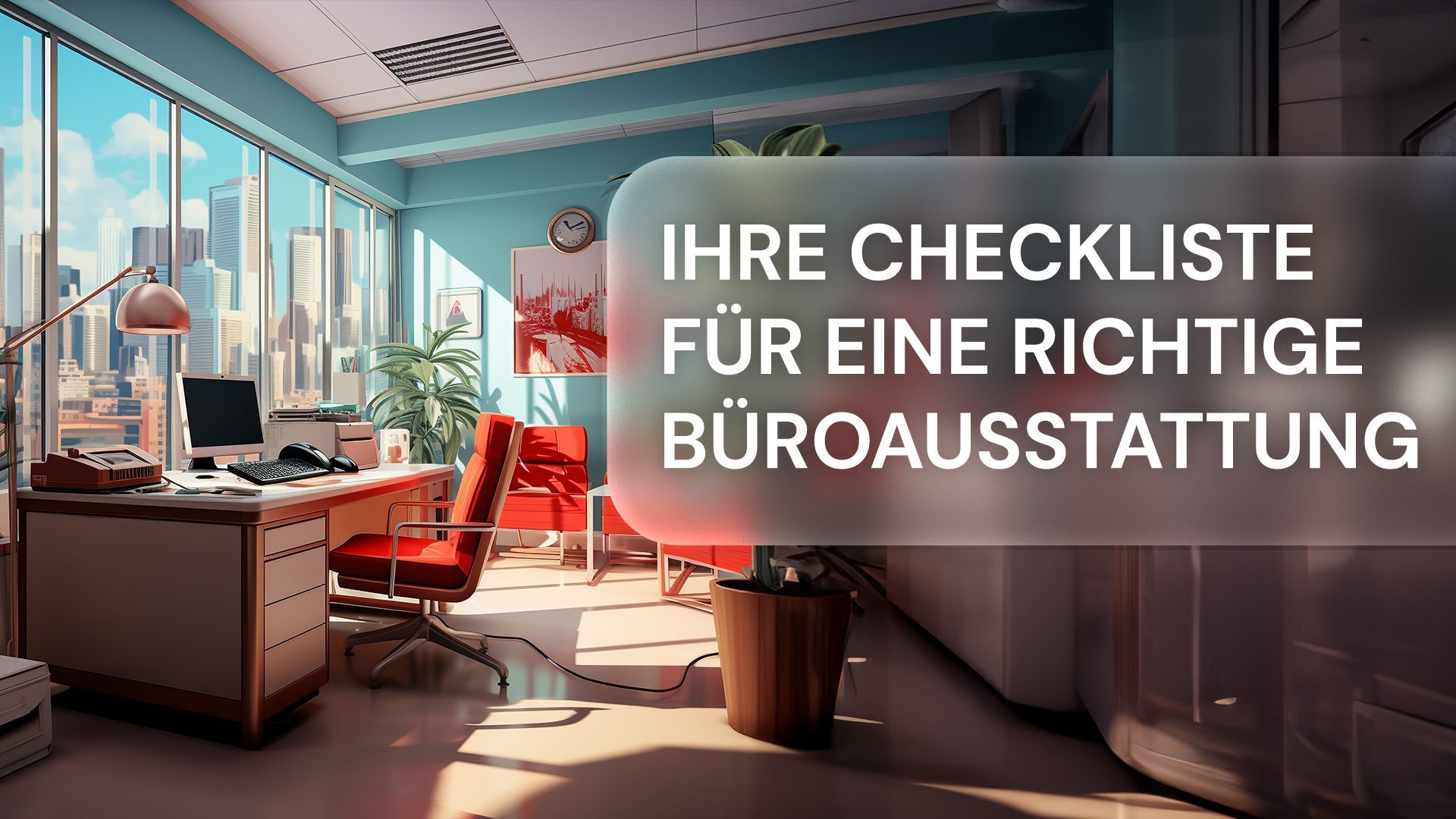 Ihre Checkliste für eine gute Büroausstattung 